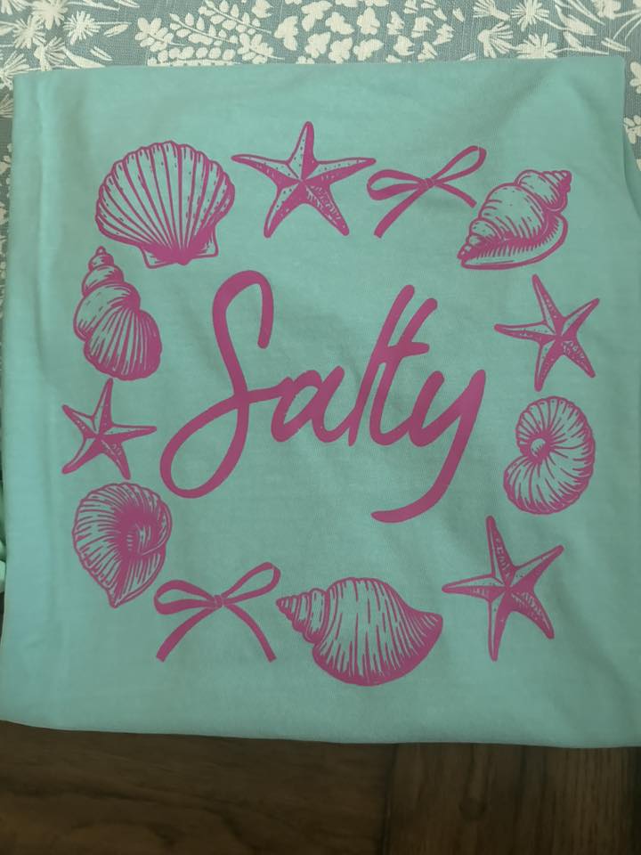 COMFORT COLOR- SALTY SEASHELL TEES- RTS