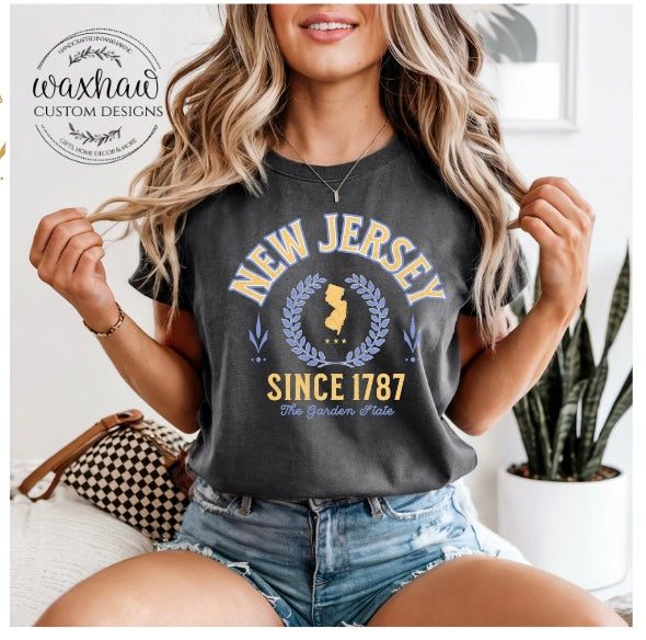 VARSITY NEW JERSEY STATE TEES-