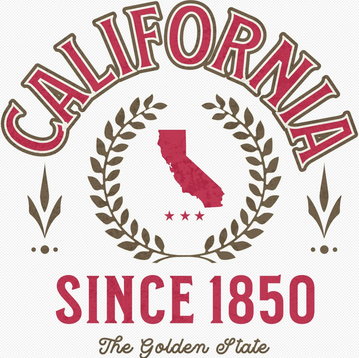 VARSITY CALIFORNIA STATE TEES-