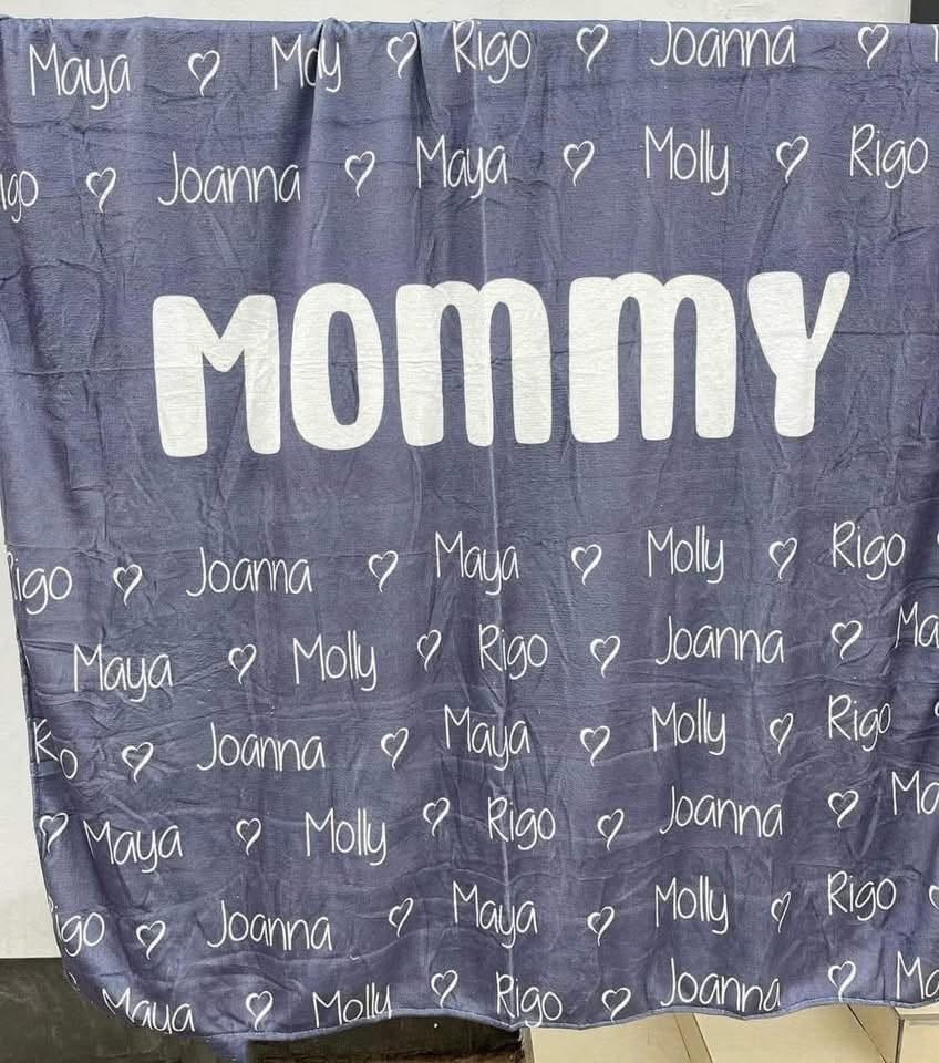 FAMILY NAME BLANKETS TAT 4 WEEKS