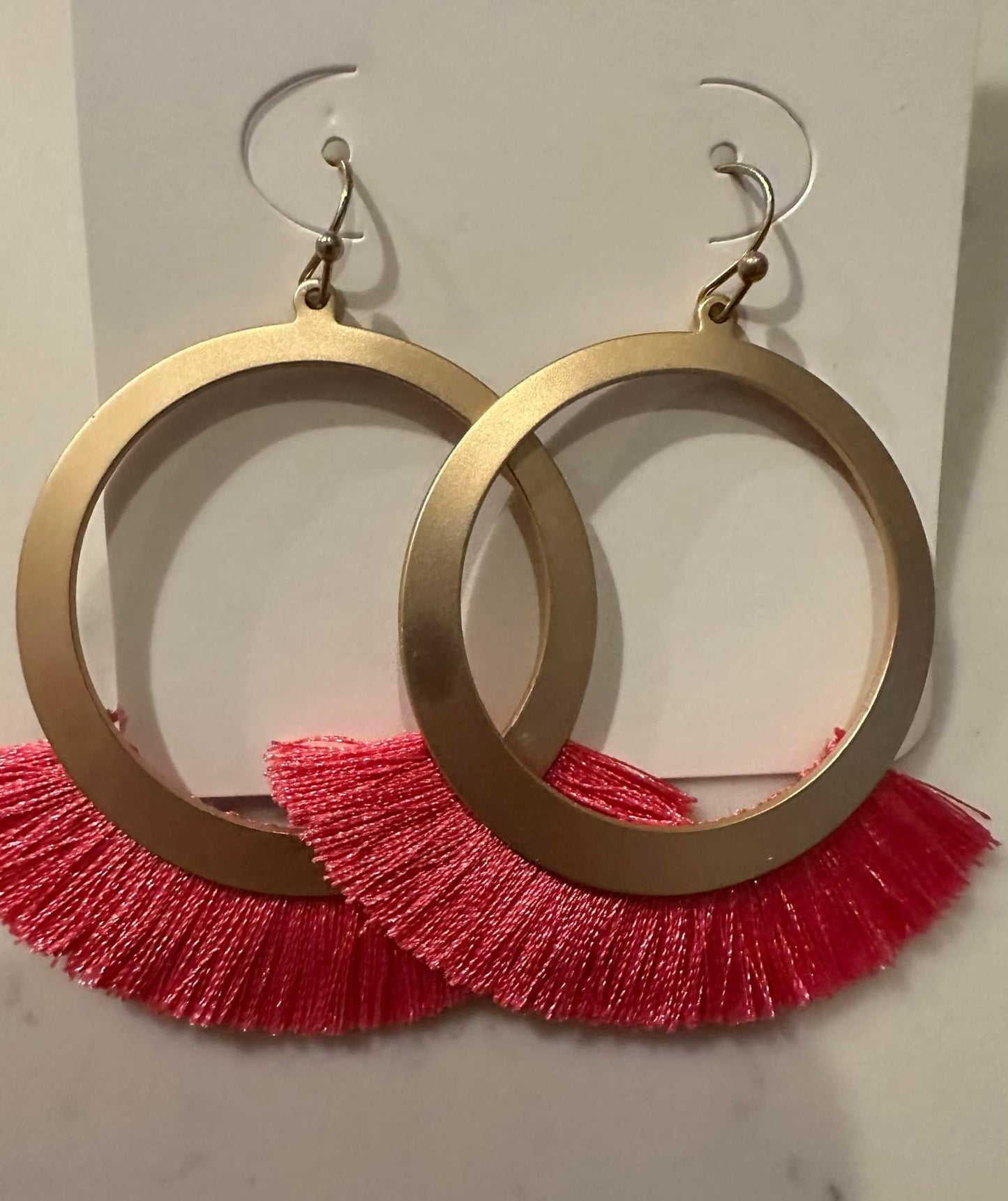 USA DESIGNER Fringe Earrings rts