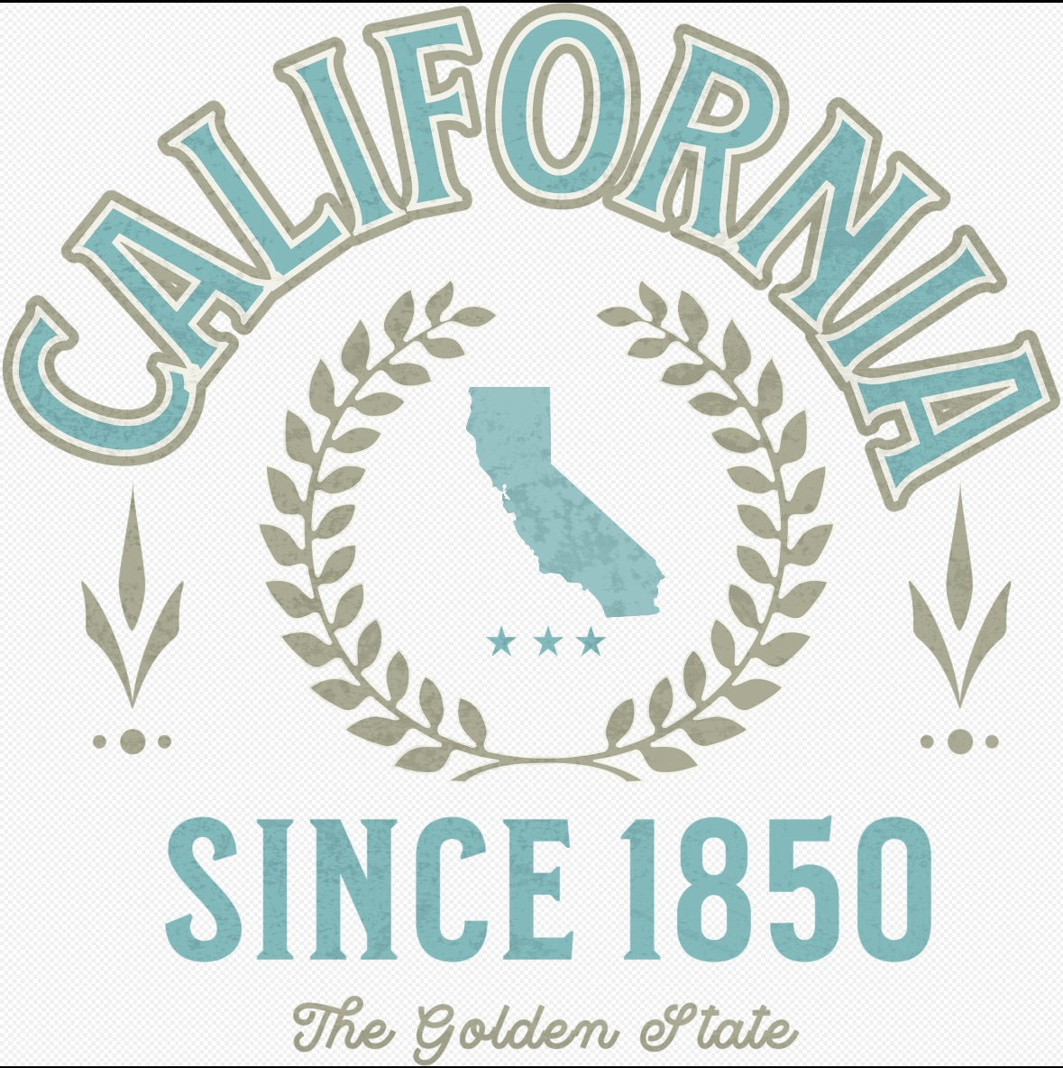 VARSITY CALIFORNIA STATE TEES-