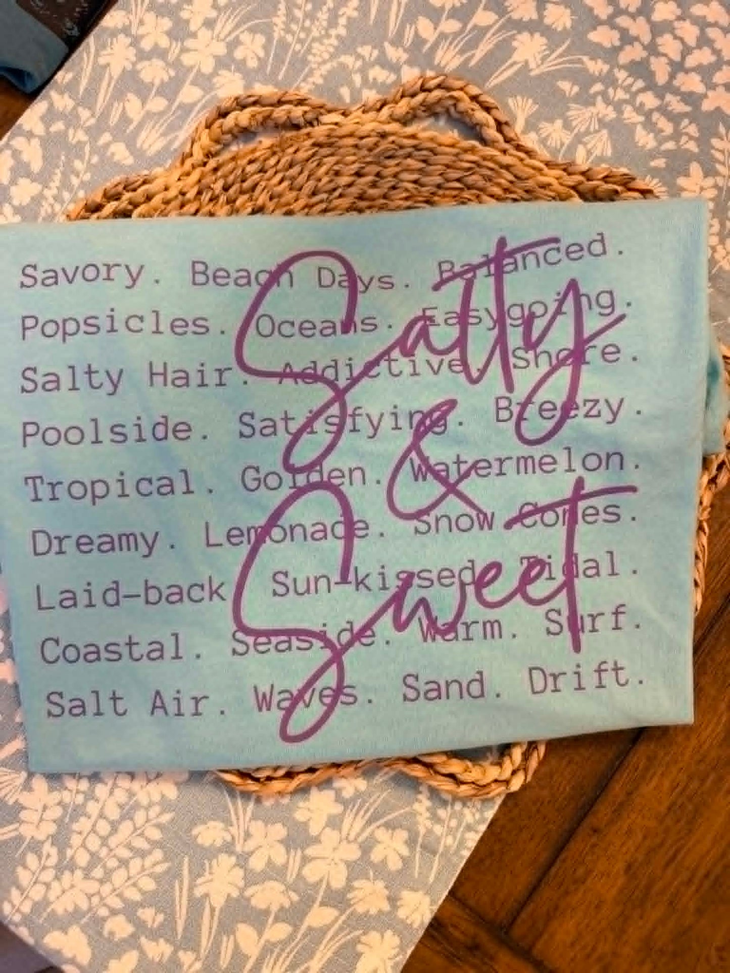 SALTY AND SWEET TEES