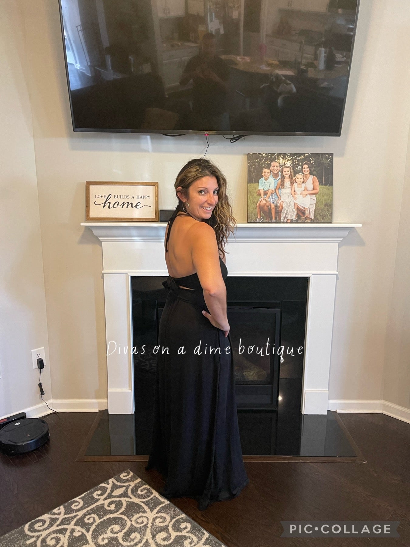 Cristina knotted Maxi dress- rts