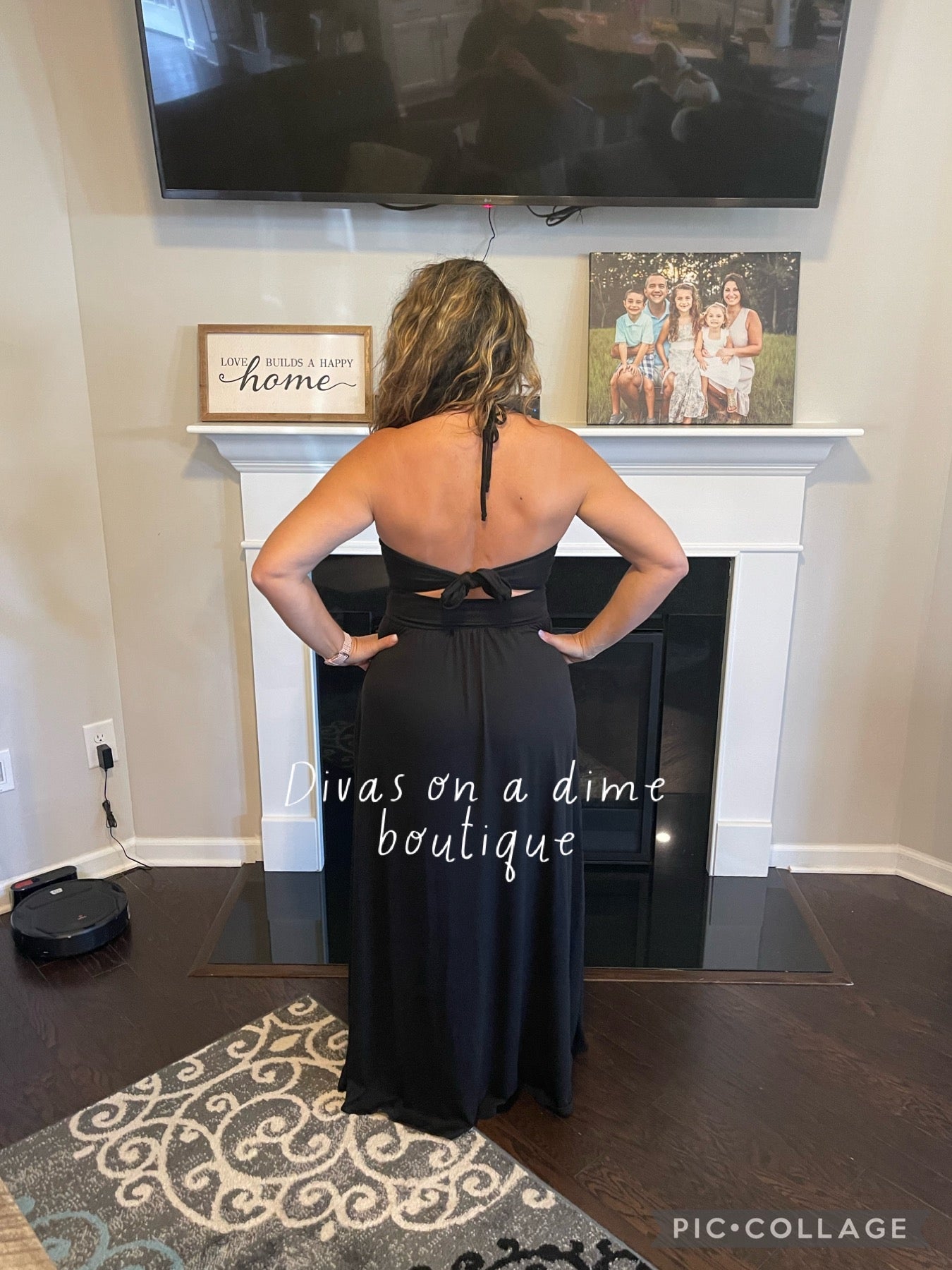 Cristina knotted Maxi dress- rts