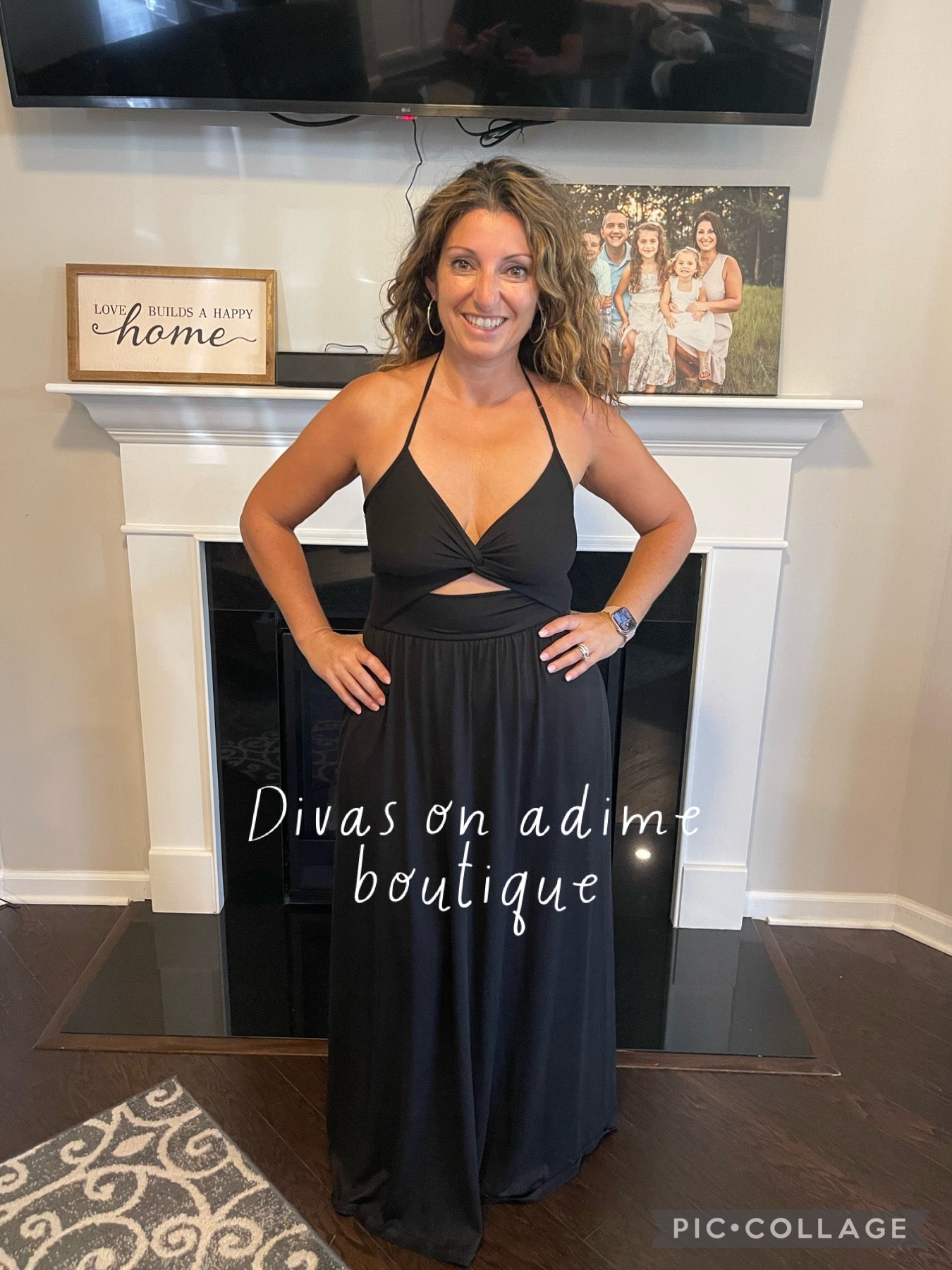 Cristina knotted Maxi dress- rts