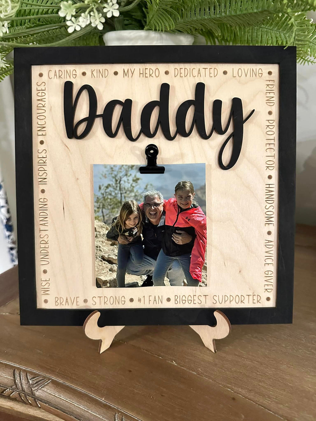Father's Day picture sign (laser)