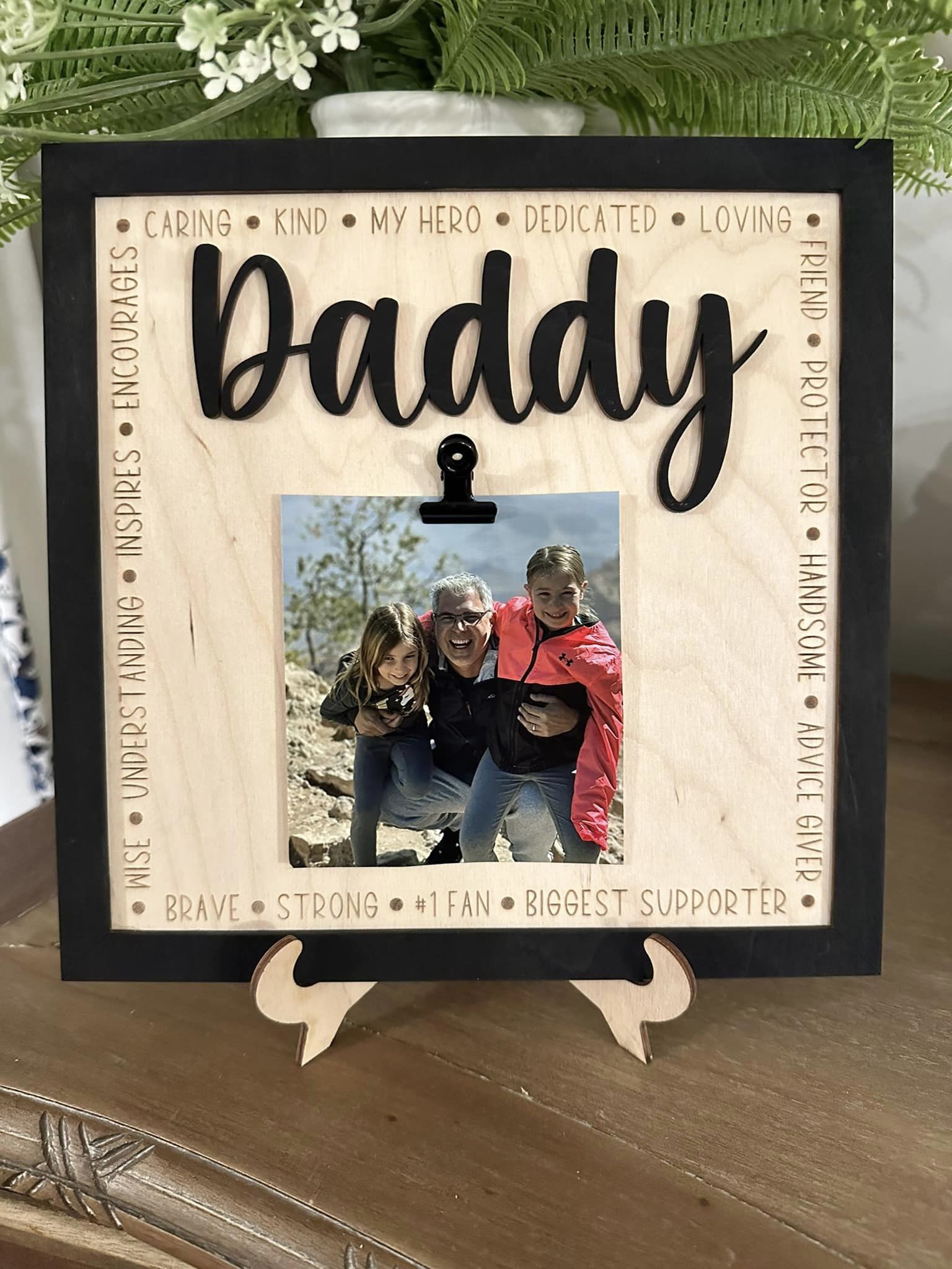 Mothers /Father's Day picture sign (laser)