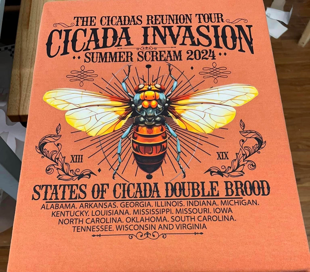 cicada invasion tee