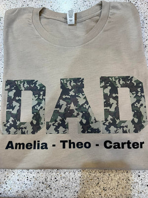 PERSONALIZED FATHERS DAY TEE
