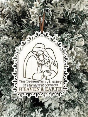 Christmas Story Ornament   (laser)