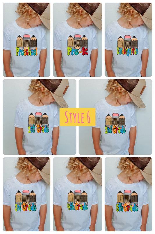 BACK TO SCHOOL TEES-  GILDAN SOFT STYLE
