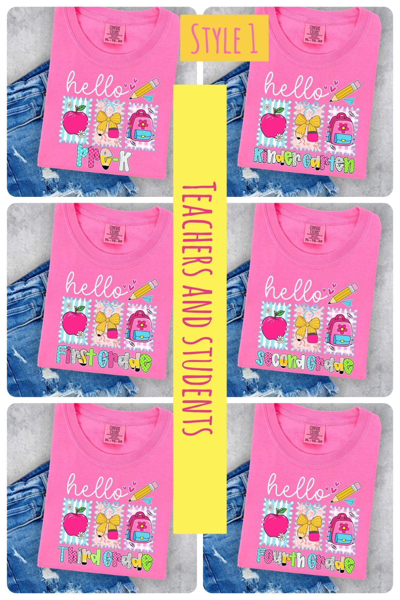 BACK TO SCHOOL TEES-  GILDAN SOFT STYLE