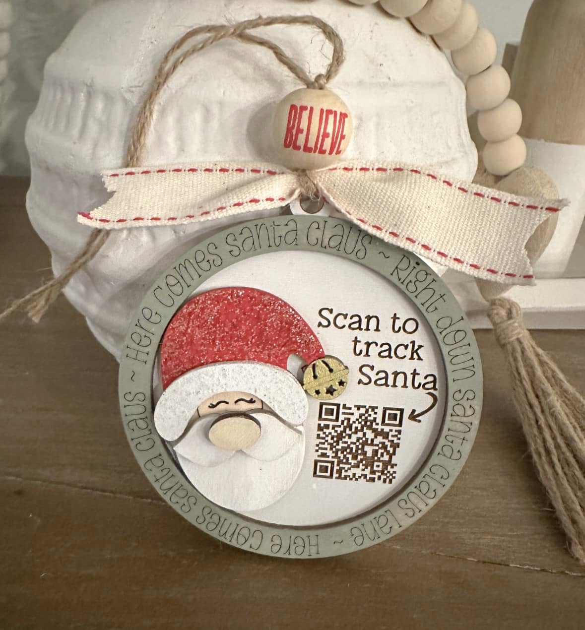 Santa Tracker - ornament