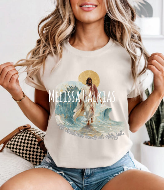 All Creations Bow at His Feet  T-shirt