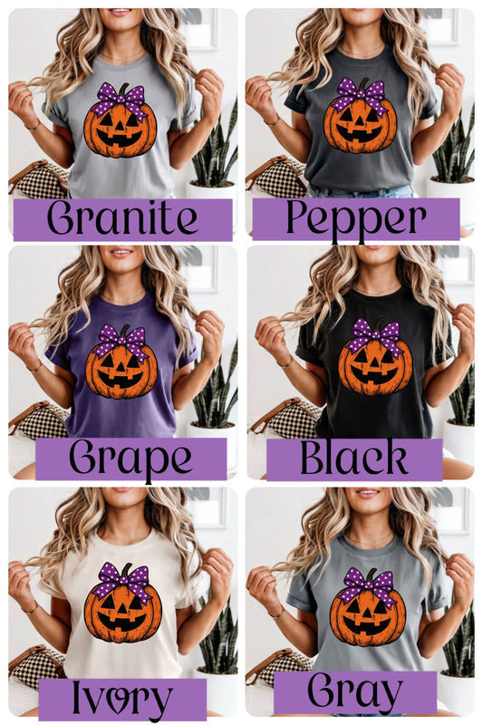 PREPPY PUMPKIN  ON PEPPER= COMFORT COLOR  T-SHIRT RTS