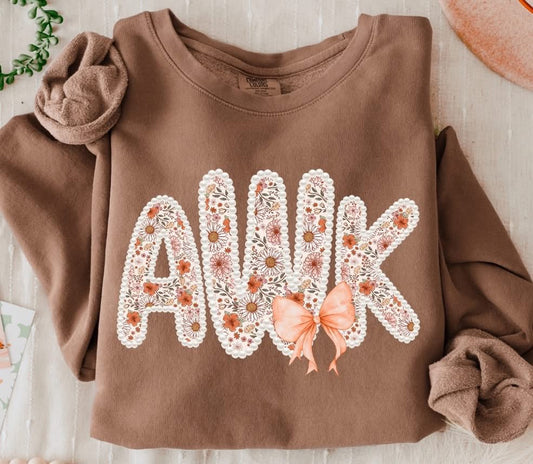 Custom fall alpha tees and sweatshirts