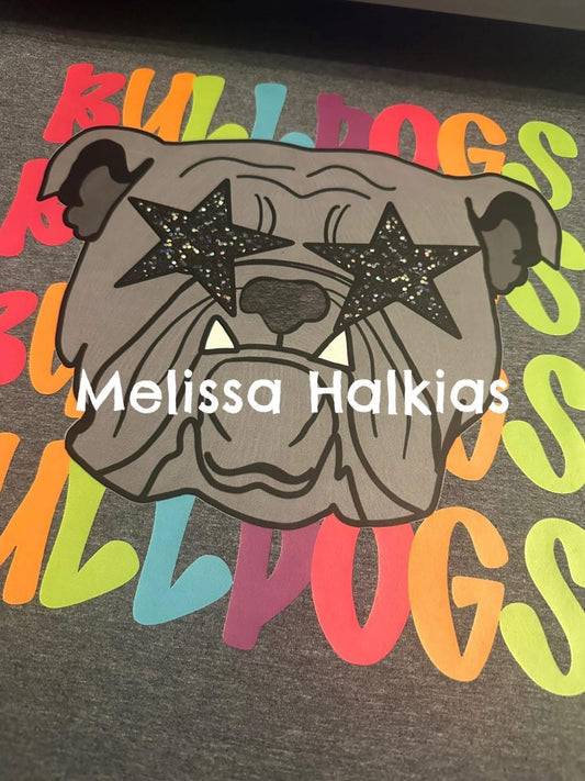 BULLDOG MASCOT GILDAN T-SHIRT RTS