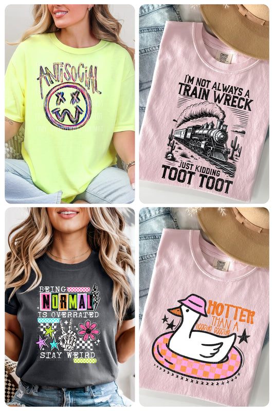 SNARKY FUN TEES -  GILDAN SOFT STLE