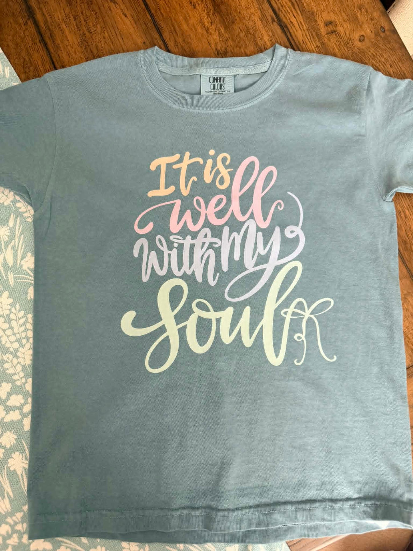 ITS WELL WITH MY SOUL TEE  YOUTH TEES