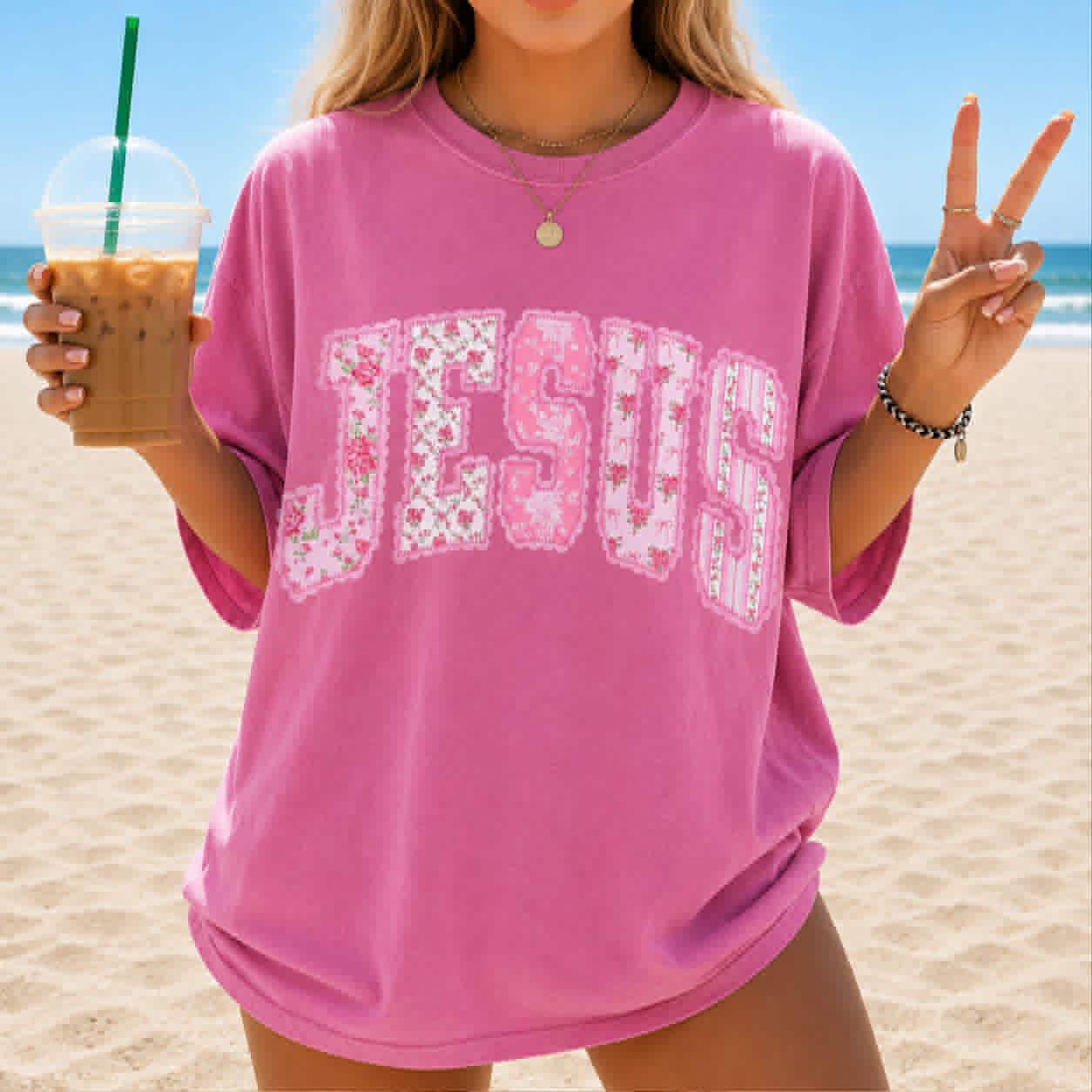 JESUS TEE-   COMFORT COLOR