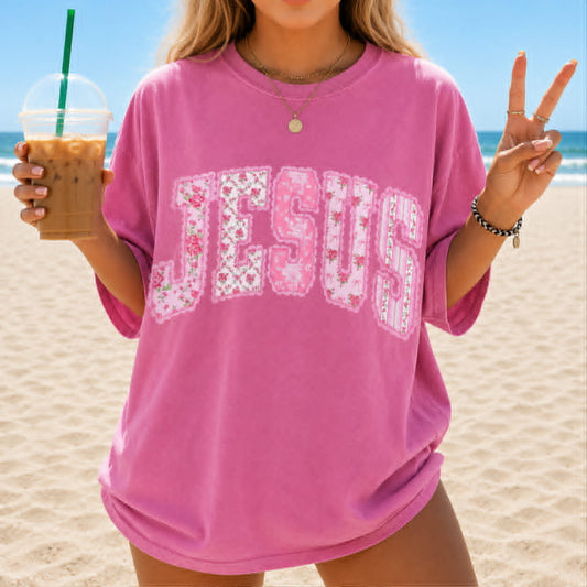 JESUS TEE-   COMFORT COLOR