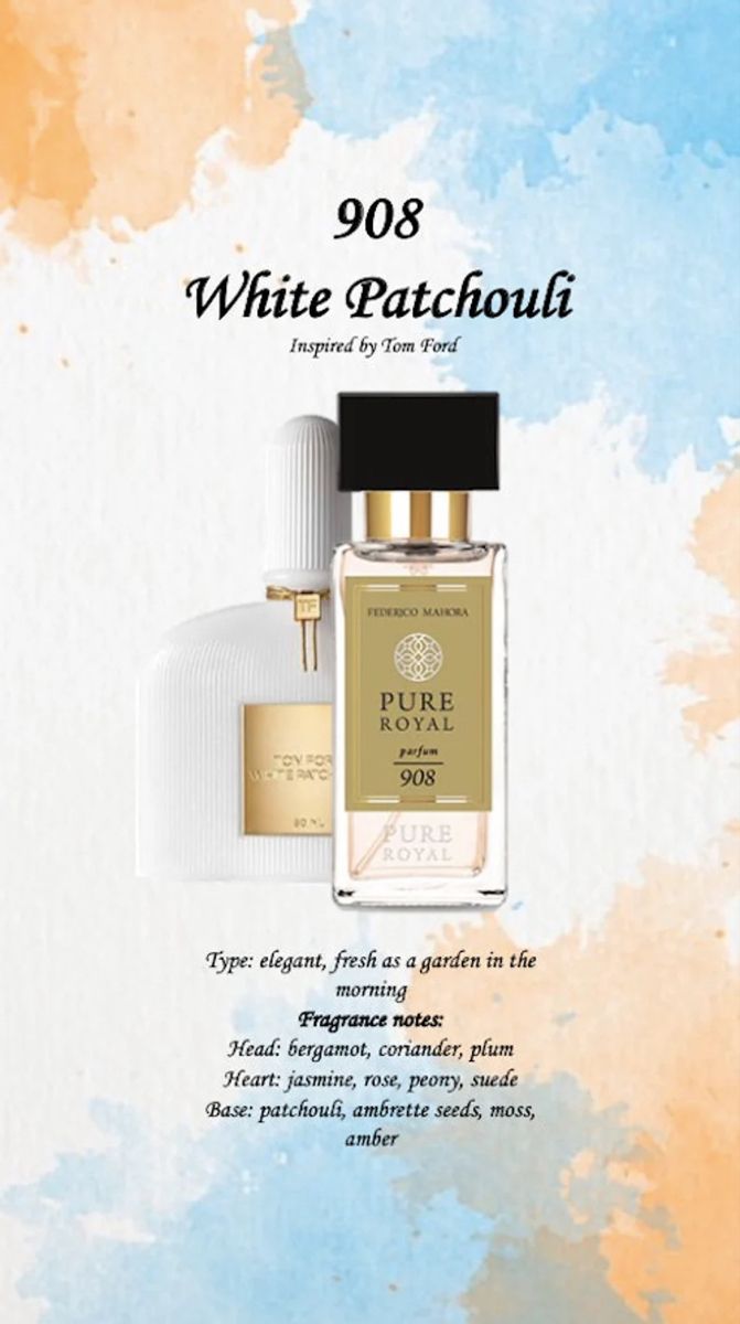 908- White Patchouli- Remake of Tom Ford. Rts