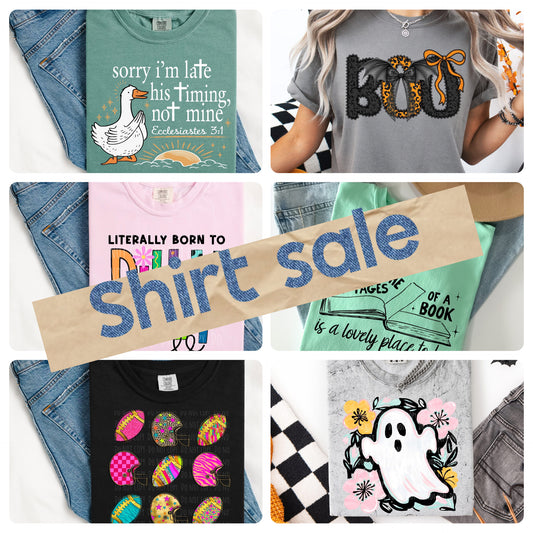 Weekly t-shirt sale