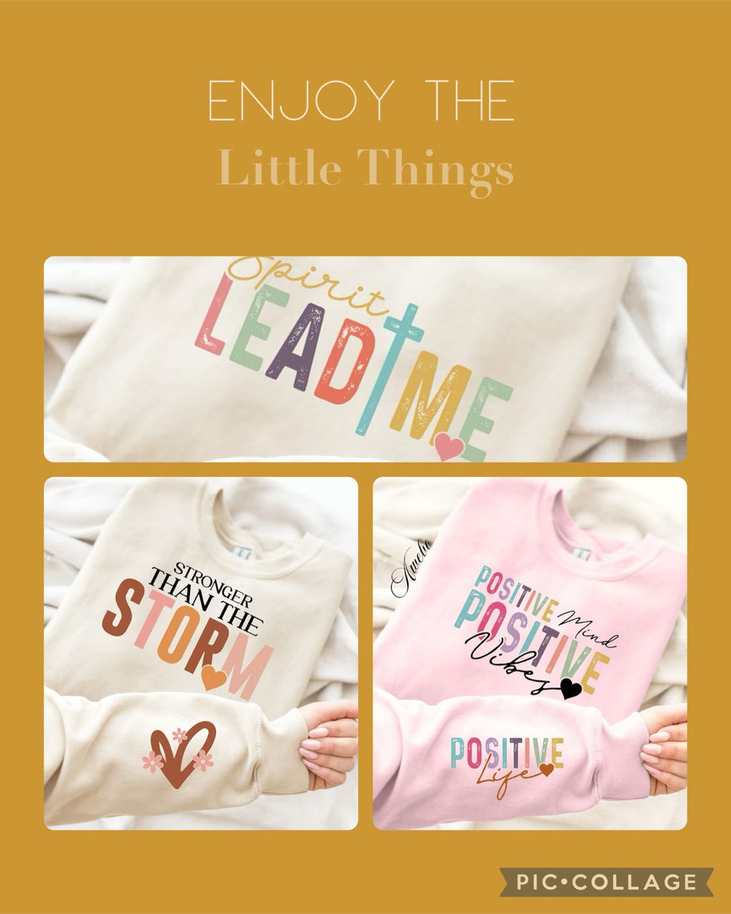 Inspirational sweatshirts