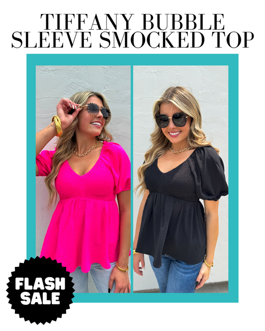 TIFFANY SMOCKED TOP. rts
