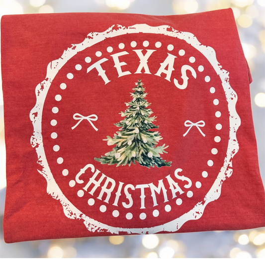 TEXAS CHRISTMAS- COMFORT COLOR LONG SLEEVE- RTS
