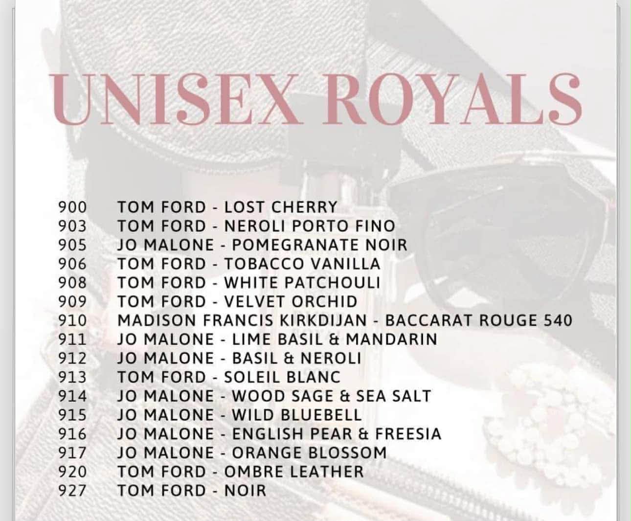 UNISEX PERFUME/COLOGNE