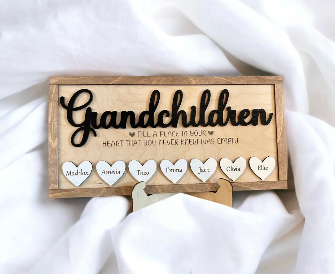 Grandchildren  Sign- LASER