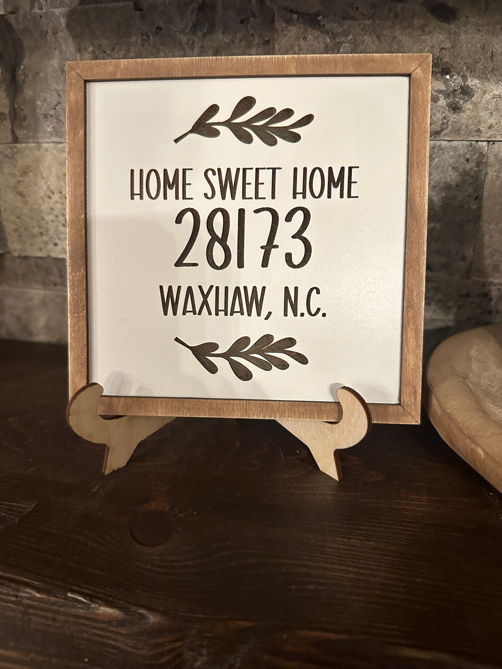 Home Sweet Home sign (laser)