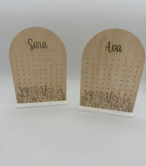 Personalized Earring Stand (laser)