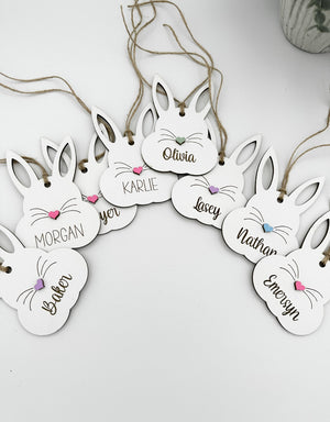 Easter Bunny Basket Tag/Ornaments (laser)